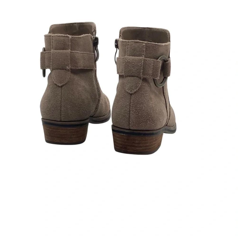 Franco Fortini Stylish Tan suede Ankle‎ Boots size 7